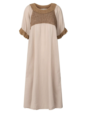 Rabens Saloner - Rabens Saloner Long Angel Dress Caramel