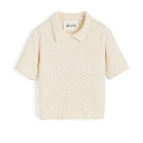 Aiayu - Aiayu Botan Knitted Polo Tee