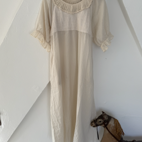 Rabens Saloner - Rabens Saloner Long Angel Dress  Long sandstone